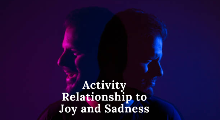 Navigating the Activity Relationship to Joy and Sadness for a Happier Life