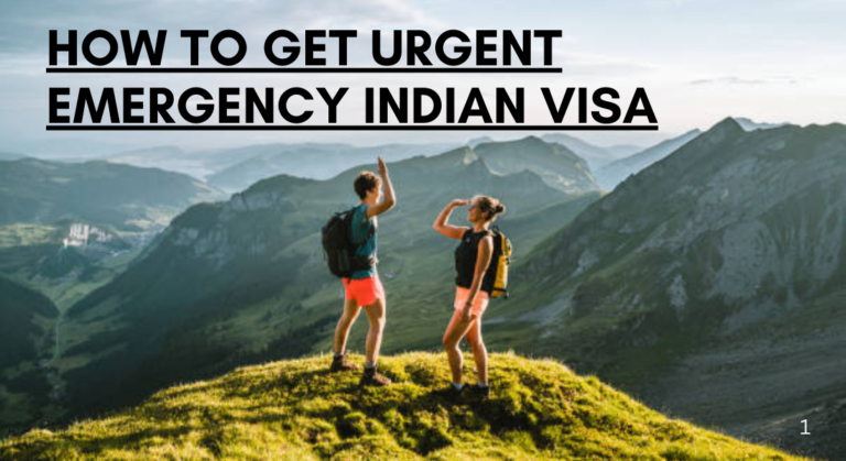 How to Get an Urgent Emergency Indian Visa Quickly and Efficiently